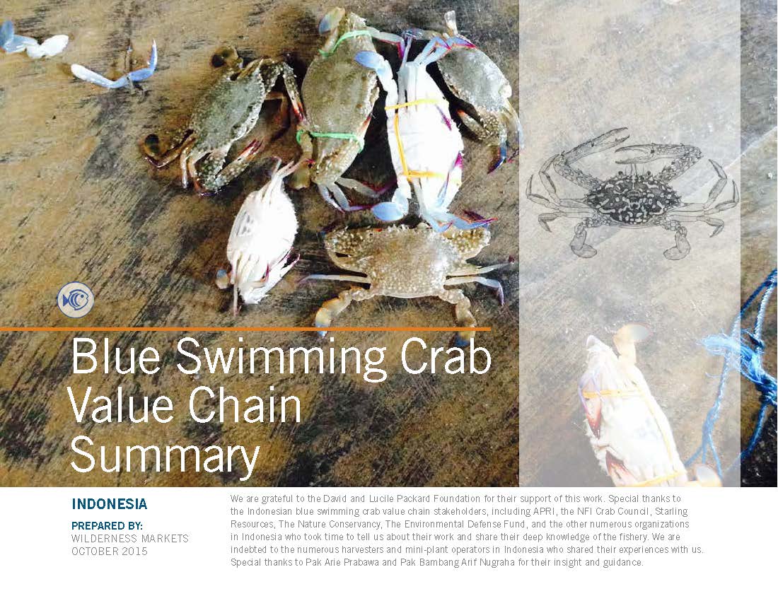 Indonesian Blue Swimming Crab